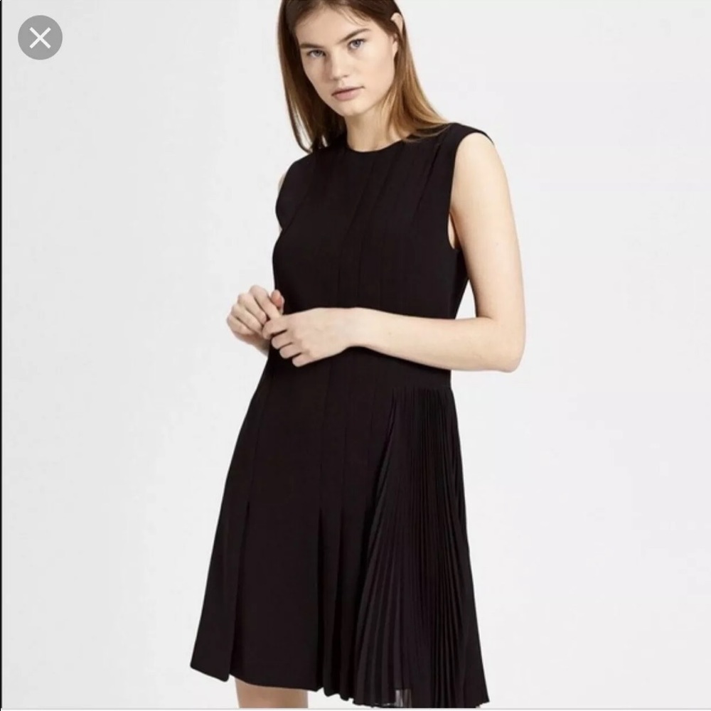 SOLD NWT Theory Pleated Day Dress L